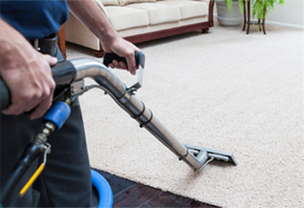 A powerful carpet cleaning machine